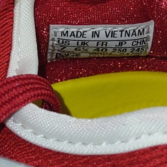 Adidas Ironskin Icon 6 Metal Baseball Cleats Red/White EG6550 Size 7 (NWT) - Picture 7 of 7